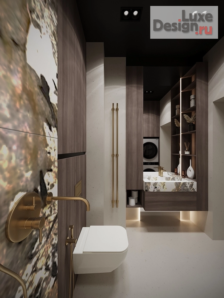 Дизайн интерьера четырехкомнатной квартиры "Дизайн-проект 4-комнатной квартиры в ЖК "Хвоя"" (фото 18)