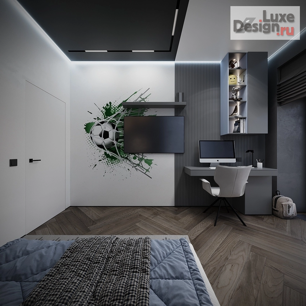 Дизайн интерьера четырехкомнатной квартиры "Дизайн-проект 4-комнатной квартиры в ЖК "Хвоя"" (фото 19)