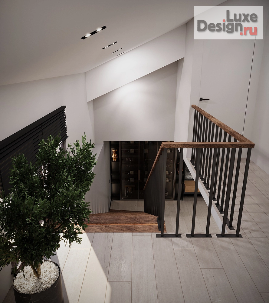 Дизайн интерьера частного дома "Экософия" (фото 39)