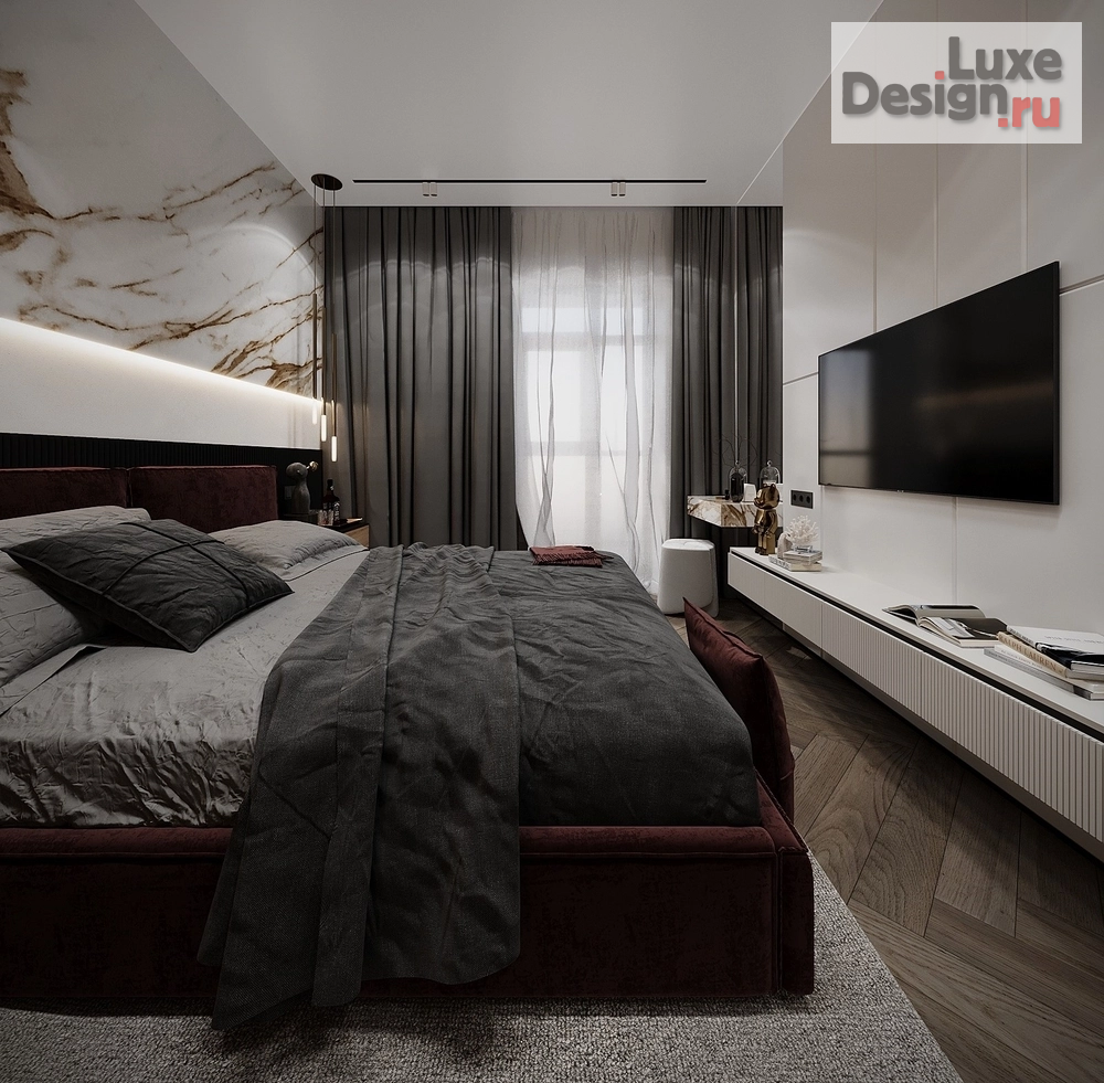 Дизайн интерьера четырехкомнатной квартиры "Дизайн-проект 4-комнатной квартиры в ЖК "Хвоя"" (фото 30)