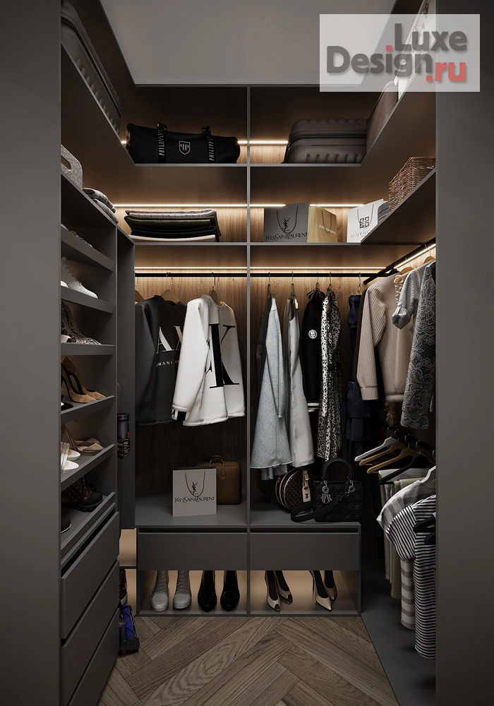 Дизайн интерьера четырехкомнатной квартиры "Дизайн-проект 4-комнатной квартиры в ЖК "Хвоя"" (фото 32)