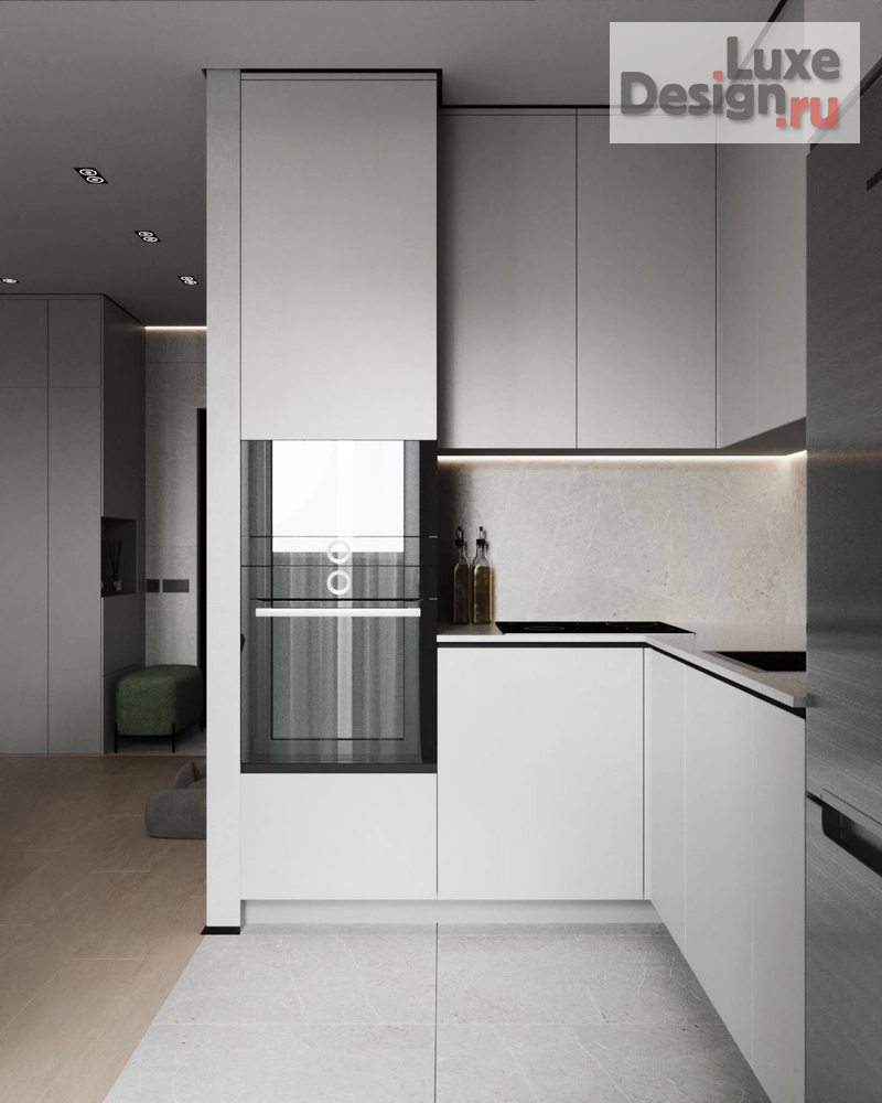 Дизайн интерьера двухкомнатной квартиры "Из двушки в трешку " (фото 7)