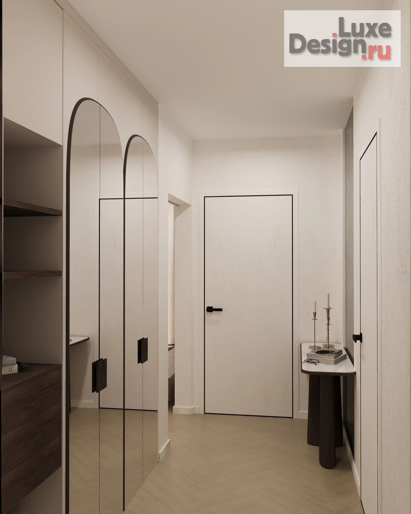 Дизайн интерьера двухкомнатной квартиры "Дизайн проект для молодой пары" (фото 3)