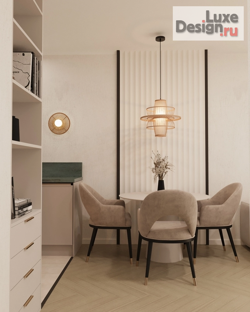 Дизайн интерьера двухкомнатной квартиры "Дизайн проект для молодой пары" (фото 1)