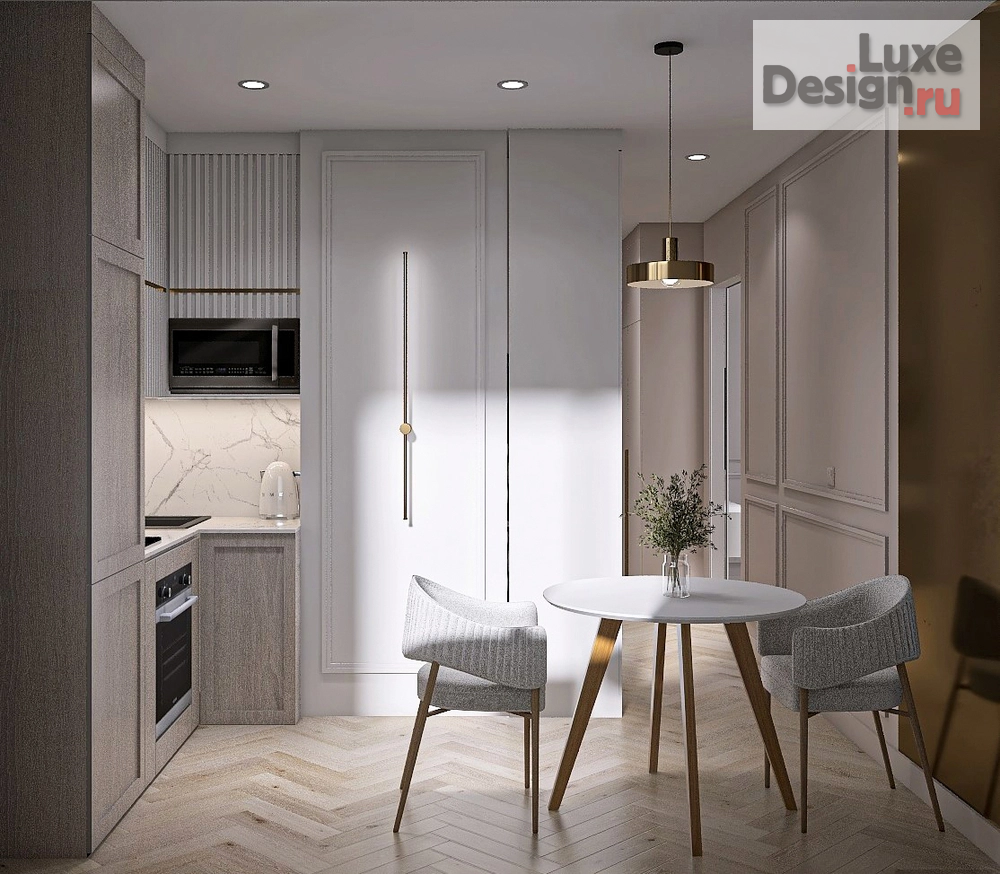 Дизайн интерьера двухкомнатной квартиры "Дизайн квартиры в Москве" (фото 10)