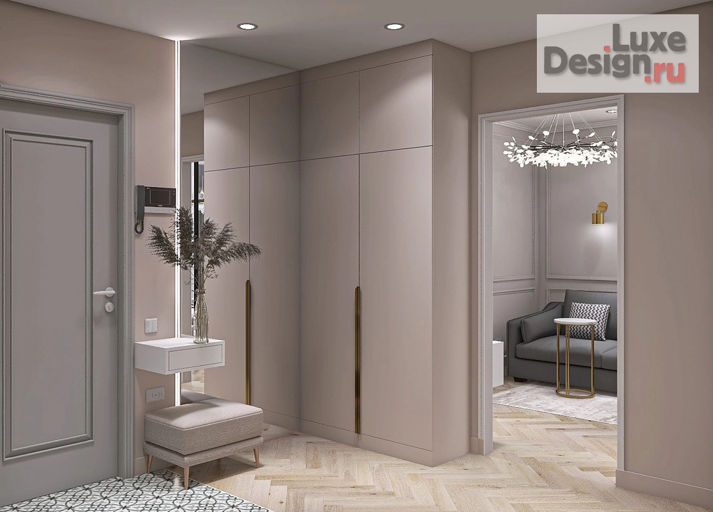 Дизайн интерьера двухкомнатной квартиры "Дизайн квартиры в Москве" (фото 13)