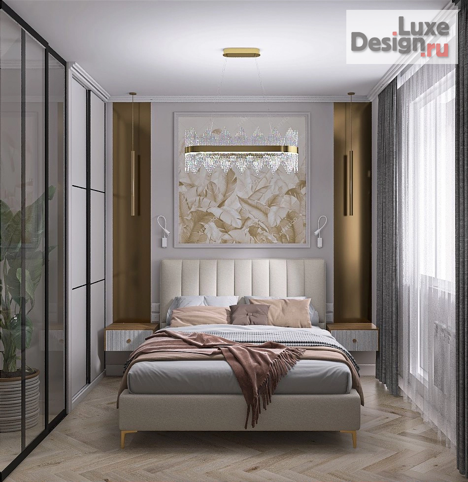 Дизайн интерьера двухкомнатной квартиры "Дизайн квартиры в Москве" (фото 1)