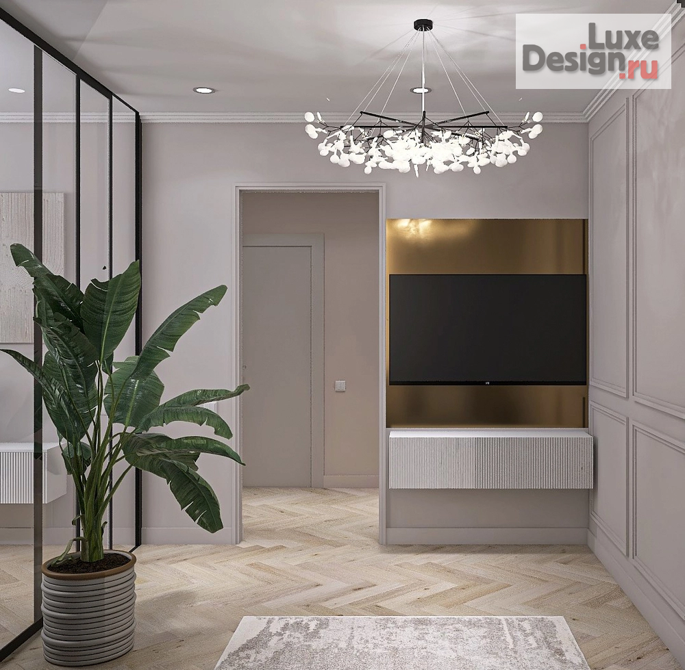 Дизайн интерьера двухкомнатной квартиры "Дизайн квартиры в Москве" (фото 6)