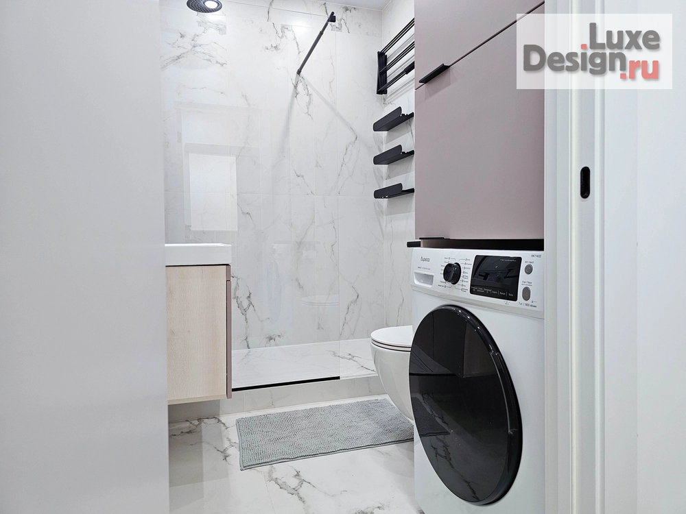 Дизайн интерьера однокомнатной квартиры "Реализованный проект ЖК Медео" (фото 7)