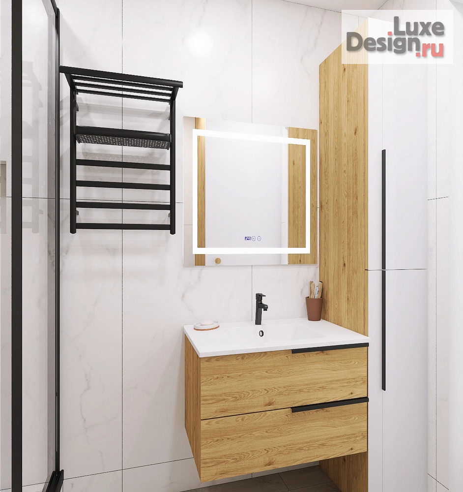 Дизайн интерьера частного дома "Одноэтажный дом в стиле сканди" (фото 11)