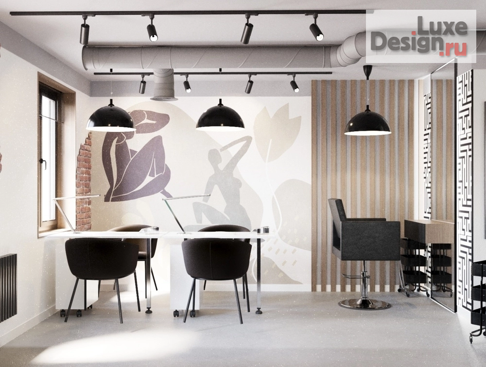 Дизайн интерьера салона красоты "Дизайн проект салона красоты " (фото 4)