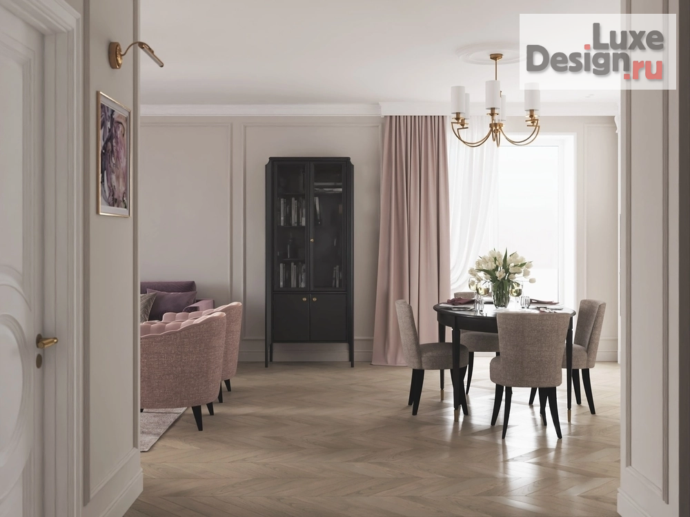 Дизайн интерьера квартиры "Квартира для женщины с изысканным вкусом" (фото 1)