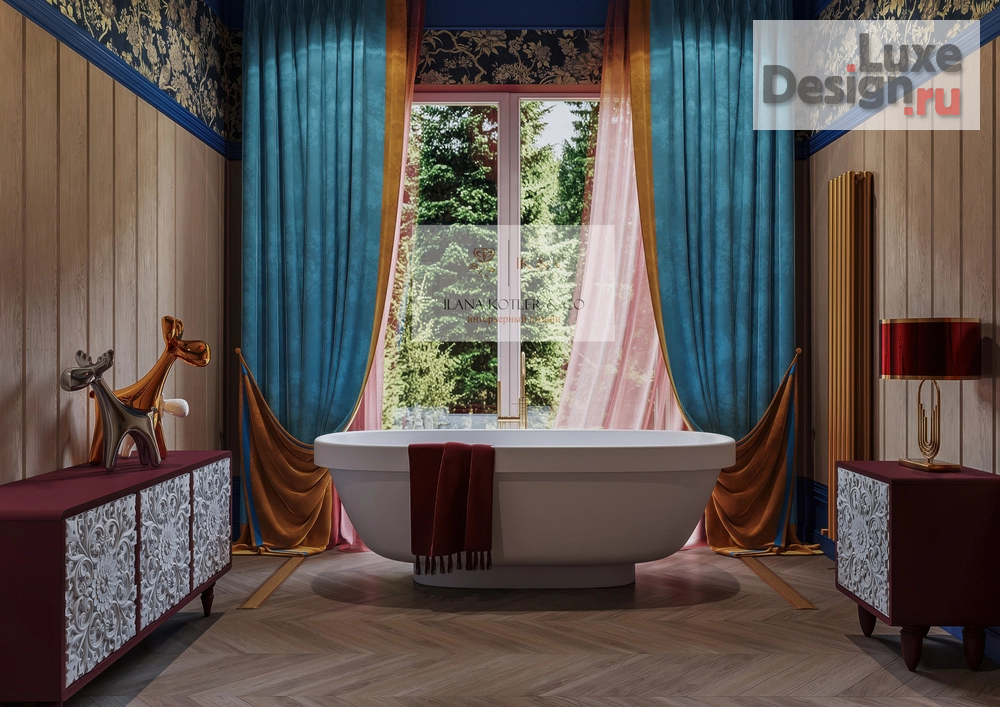 Дизайн интерьера загородного дома "Частный дом в русском стиле" (фото 5)