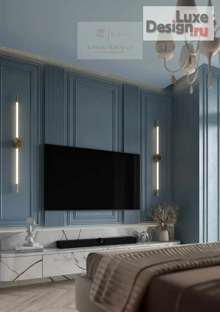 Дизайн интерьера двухкомнатной квартиры "Неоклассический интерьер квартиры" (фото 8)