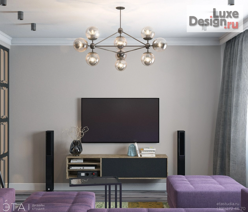 Дизайн интерьера двухкомнатной квартиры "Проект квартиры" (фото 2)