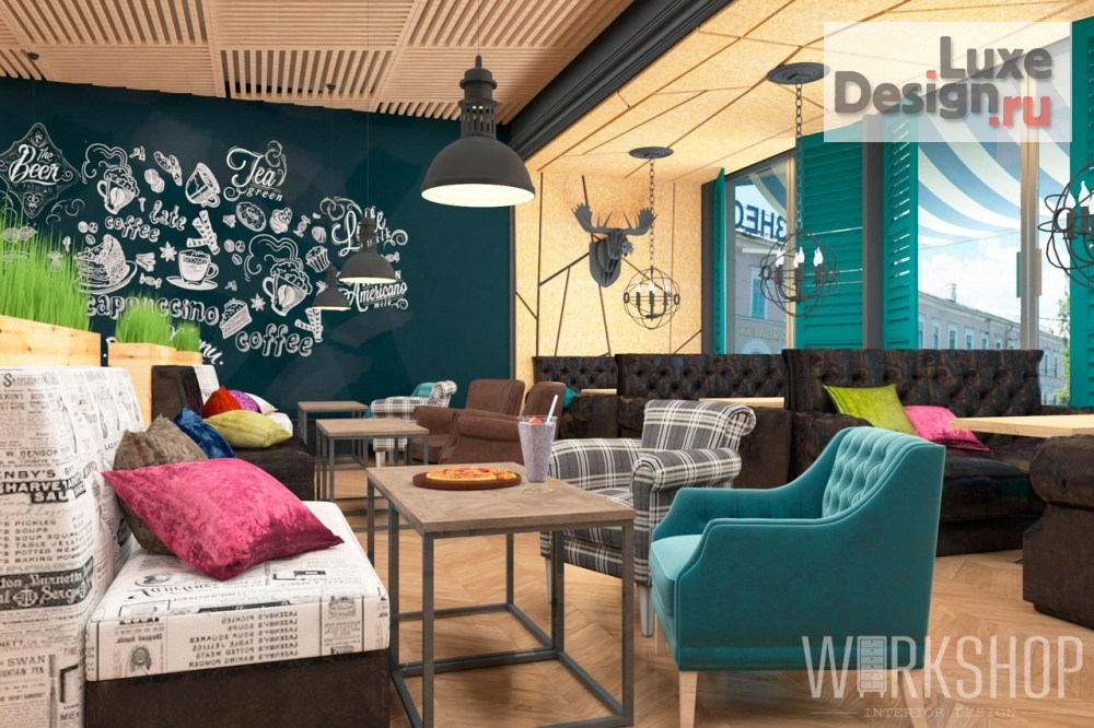 Дизайн интерьера кафе "Дизайн-проект кафе" (фото 2)