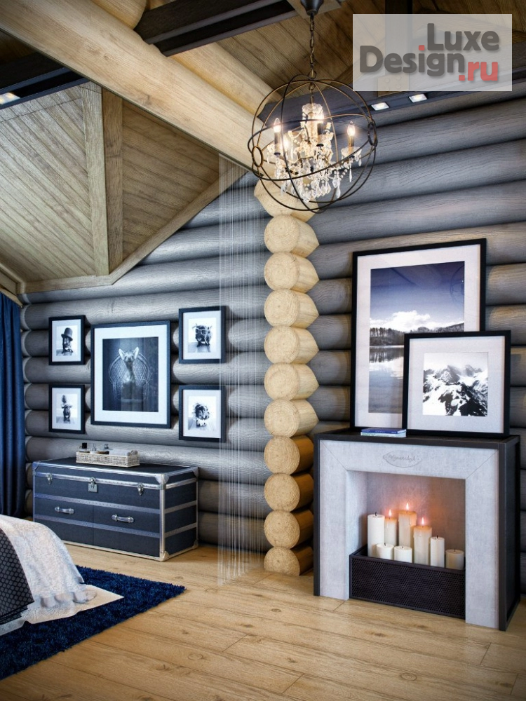 Дизайн интерьера загородного дома "Шале г.Красноярск" (фото 6)