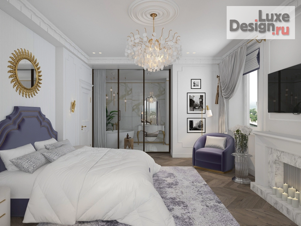 Дизайн интерьера двухкомнатной квартиры "Эклектичный интерьер квартиры премиального статуса " (фото 5)