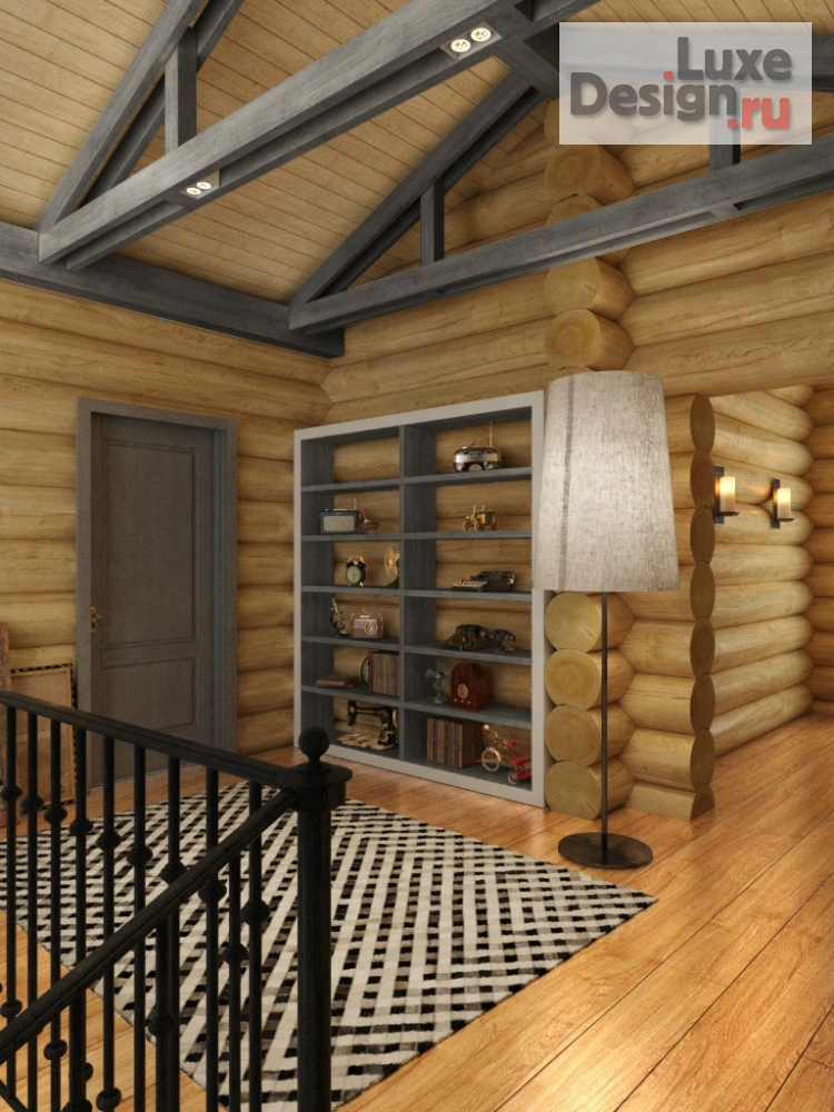 Дизайн интерьера загородного дома "Шале г.Красноярск" (фото 21)