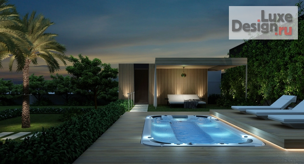 Частная архитектура "Двухэтажный гостевой дом с баней и бассейном на территории жилого дома г.Сочи" (фото 14)