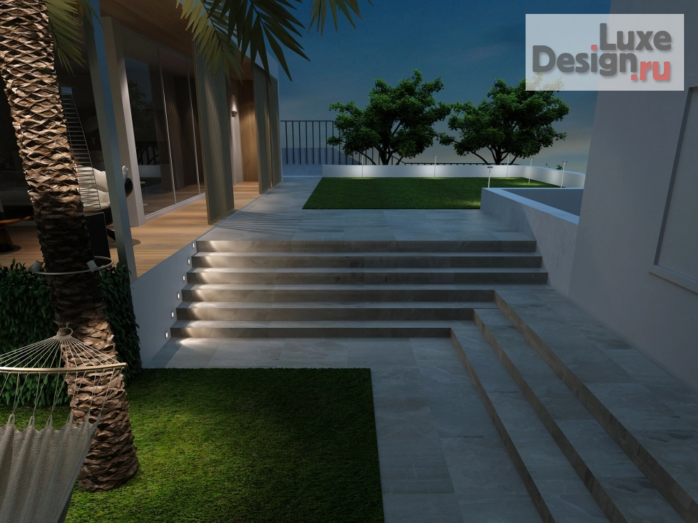 Частная архитектура "Двухэтажный гостевой дом с баней и бассейном на территории жилого дома г.Сочи" (фото 15)