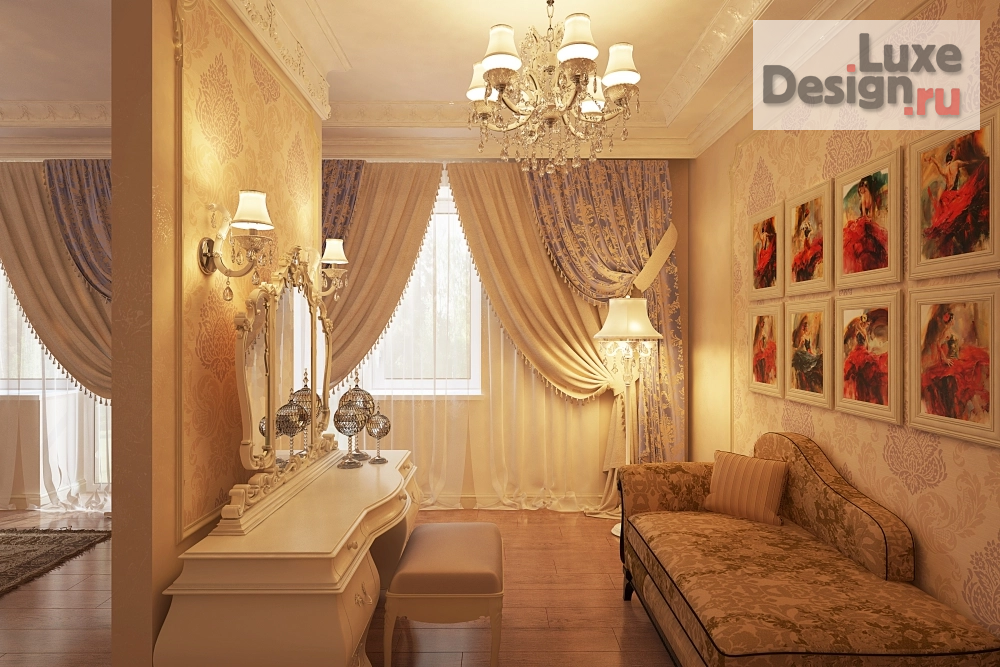 Дизайн интерьера загородного дома "Воздушная классика загородного дома" (фото 5)