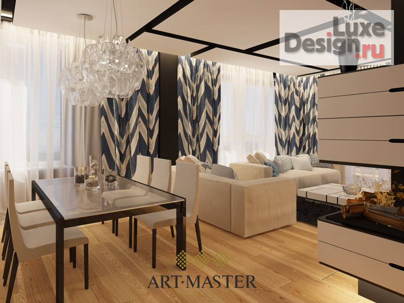 Дизайн интерьера пентхауса "Проект пентхауса" (фото 1)