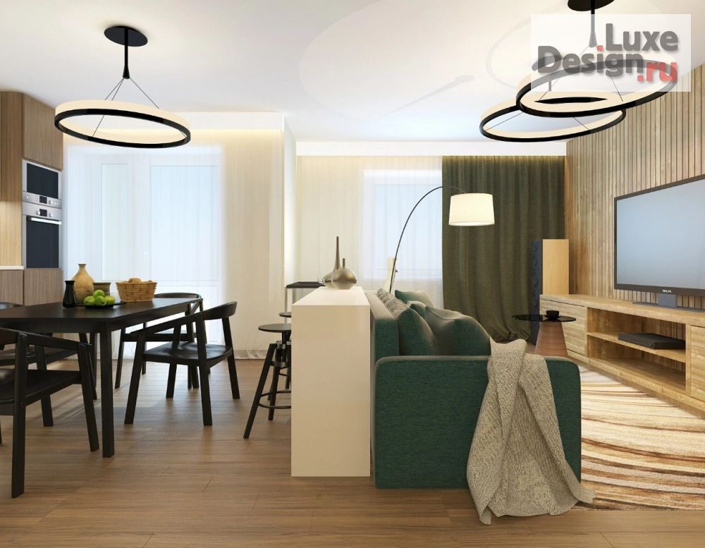 Дизайн интерьера квартиры "Дизайн квартиры для молодого человека в г. Новосибирске" (фото 6)