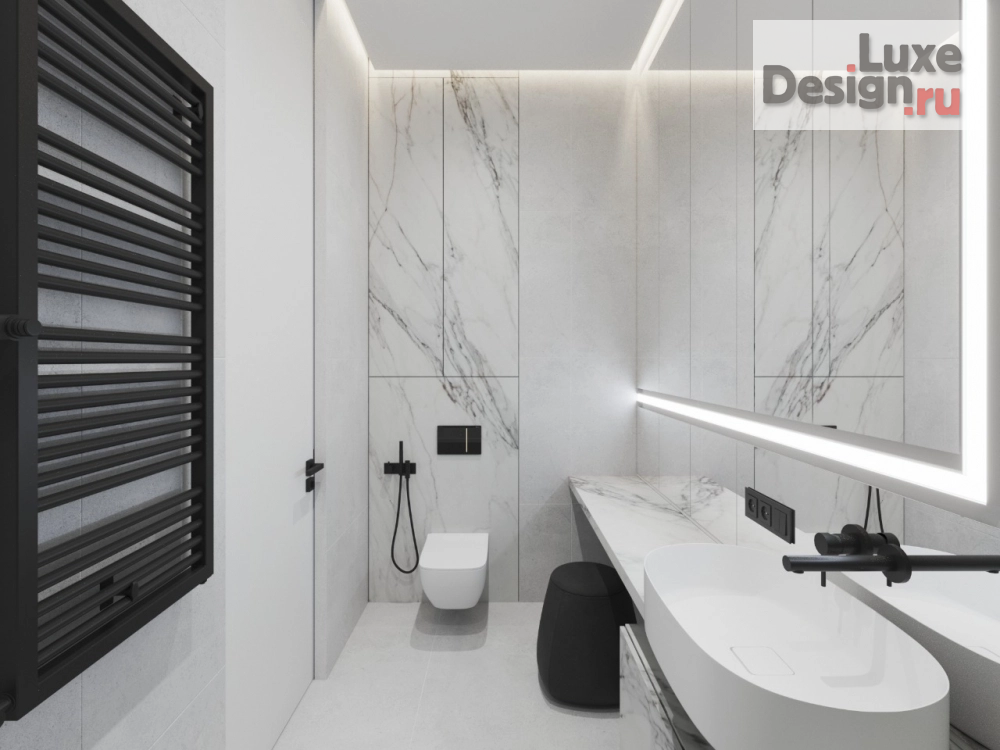 Дизайн интерьера трехкомнатной квартиры "Дизайн интерьера квартиры 80 м2" (фото 14)