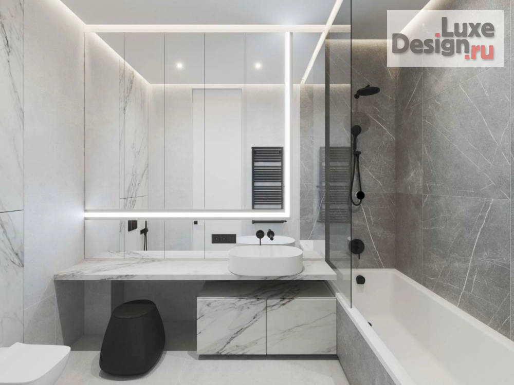 Дизайн интерьера трехкомнатной квартиры "Дизайн интерьера квартиры 80 м2" (фото 16)