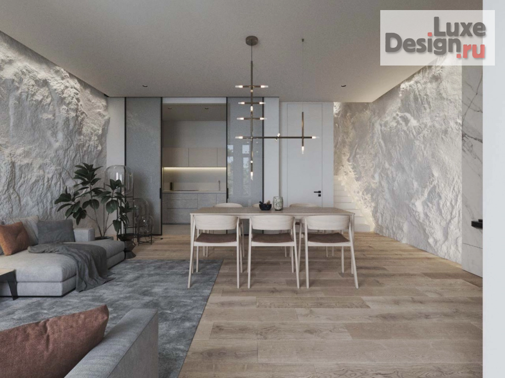 Дизайн интерьера трехкомнатной квартиры "Дизайн интерьера квартиры 80 м2" (фото 2)