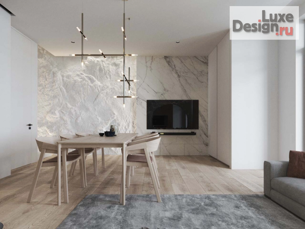 Дизайн интерьера трехкомнатной квартиры "Дизайн интерьера квартиры 80 м2" (фото 4)