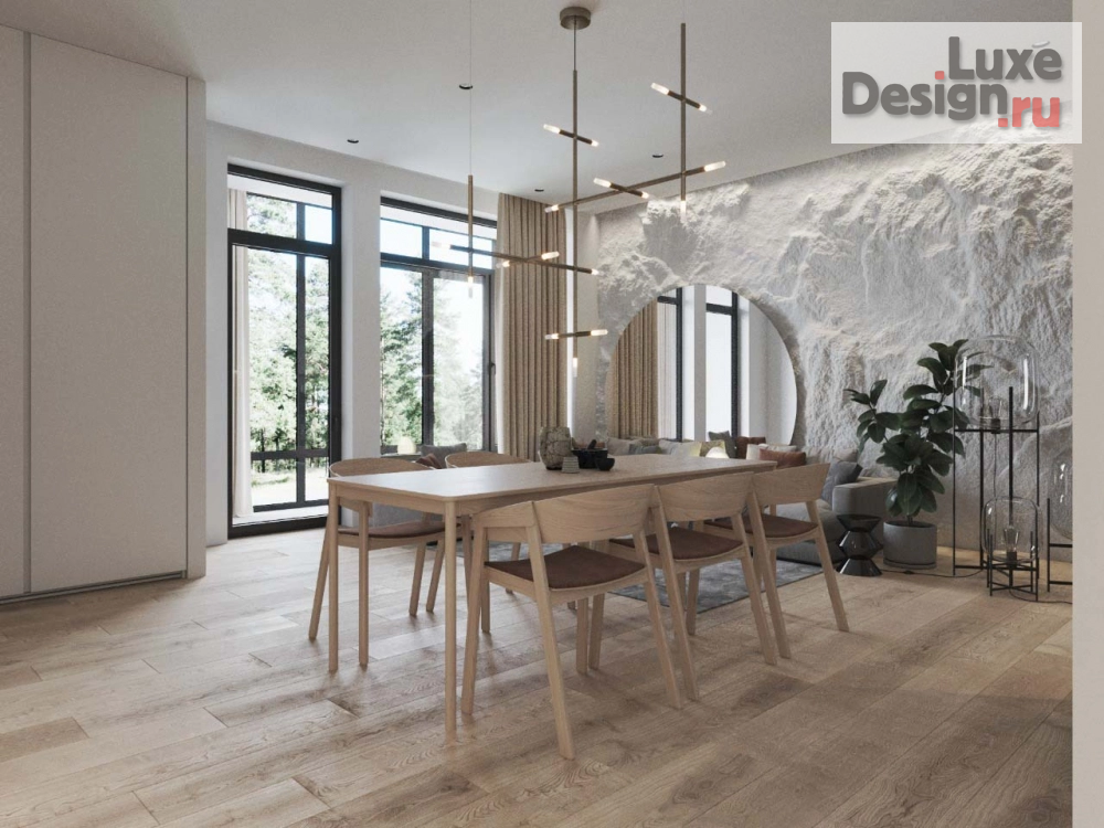 Дизайн интерьера трехкомнатной квартиры "Дизайн интерьера квартиры 80 м2" (фото 1)