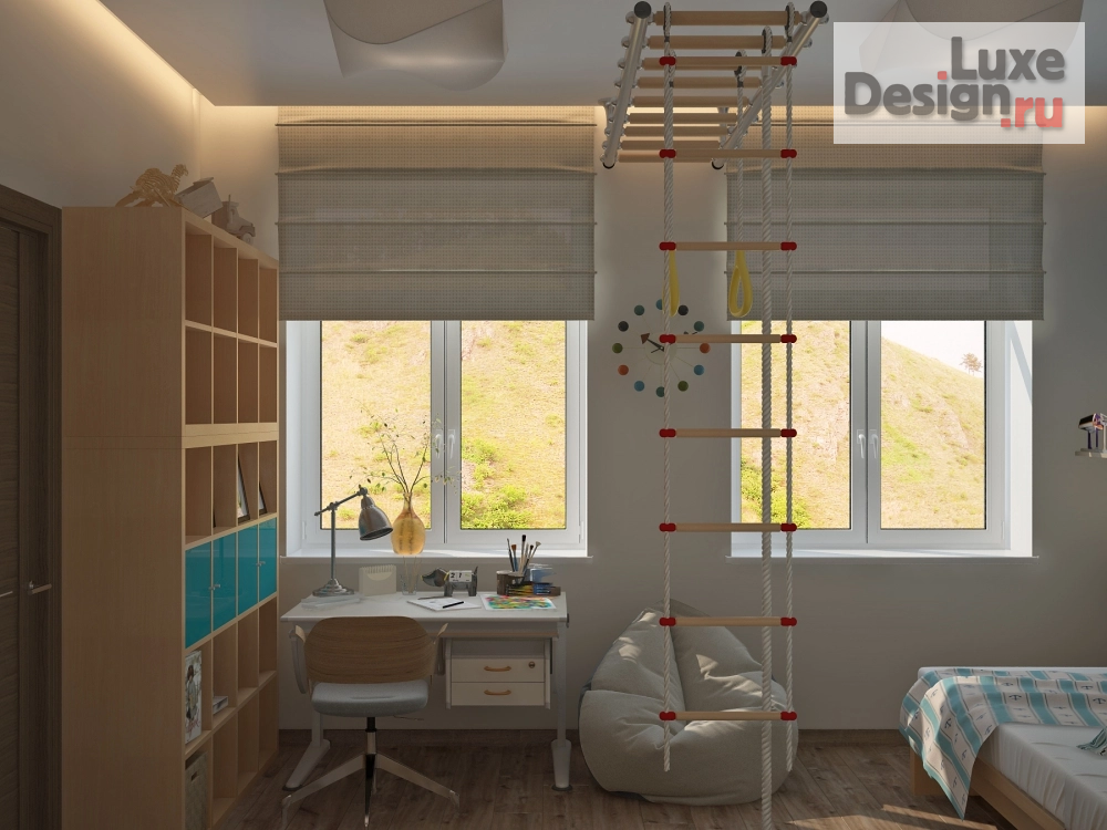 Дизайн интерьера трехкомнатной квартиры "современная квартира Инком" (фото 11)