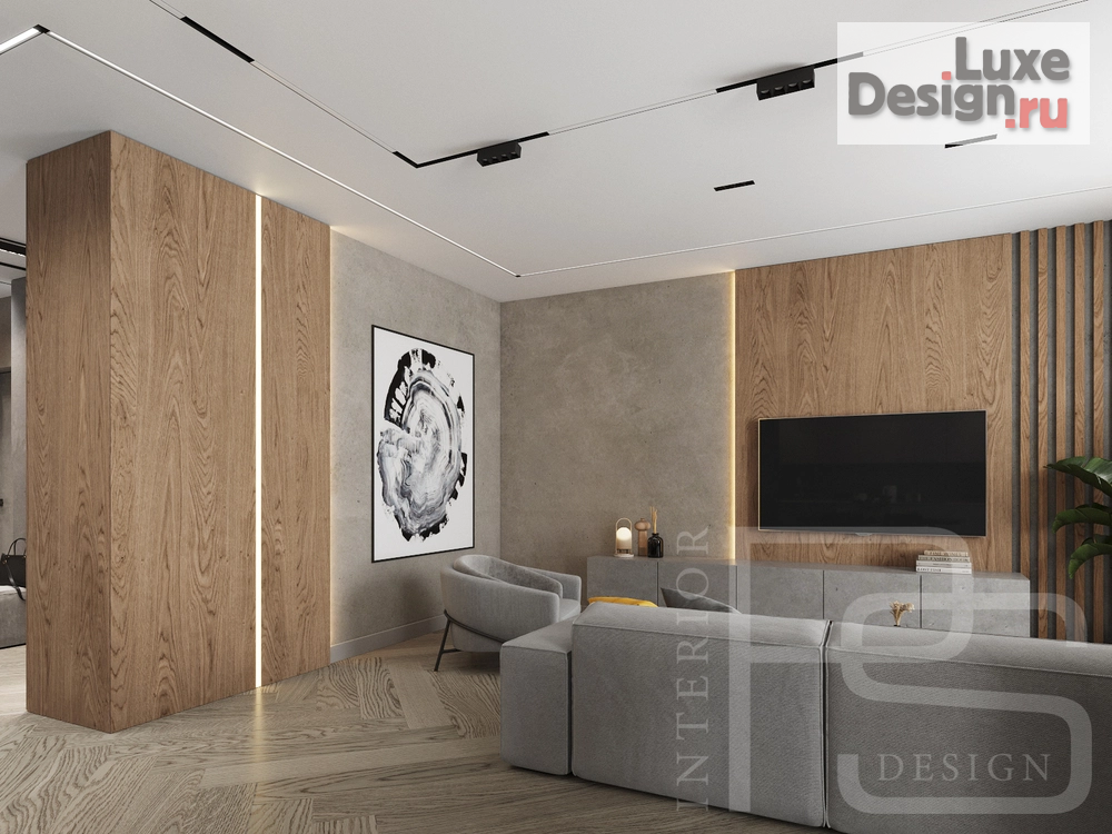 Дизайн интерьера двухкомнатной квартиры "Квартира в Санкт-Петербурге (ЖК Притяжение) " (фото 9)