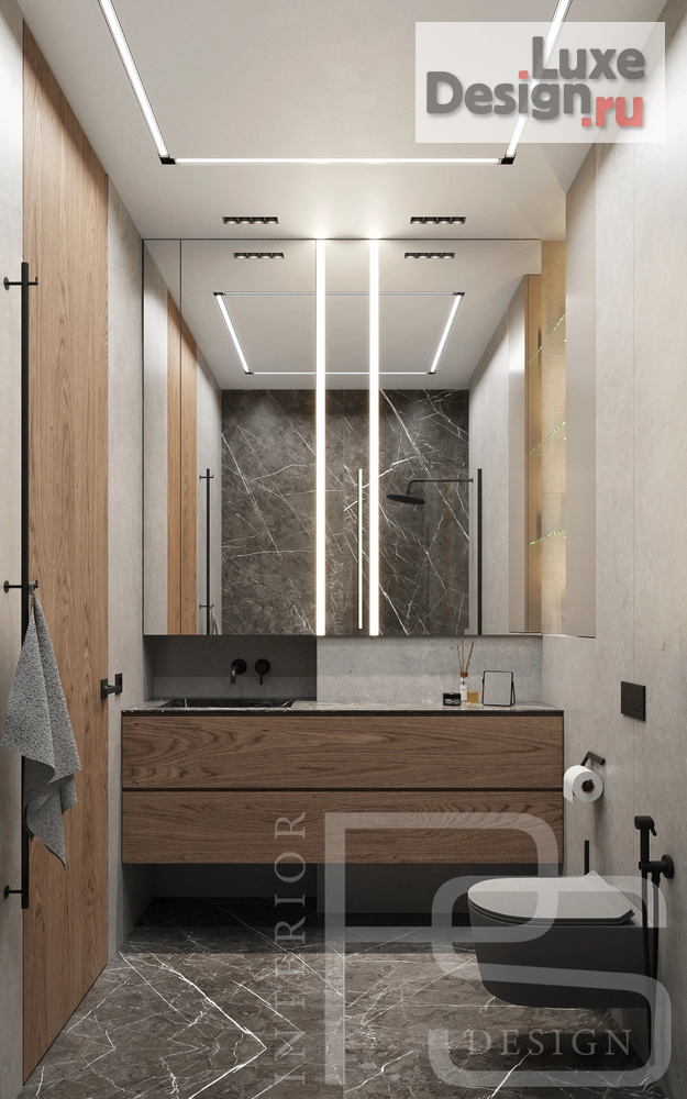 Дизайн интерьера двухкомнатной квартиры "Квартира в Санкт-Петербурге (ЖК Притяжение) " (фото 18)