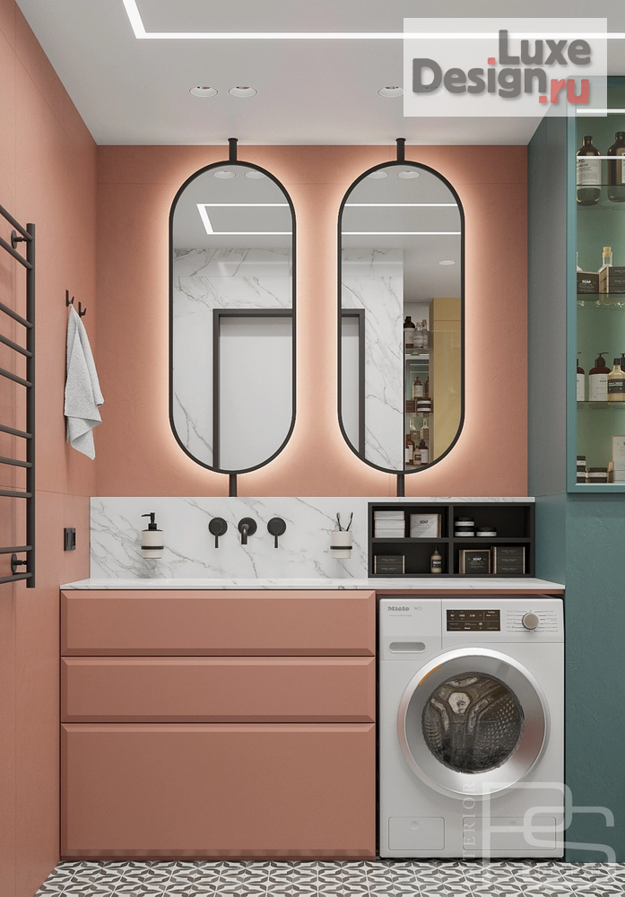 Дизайн интерьера трехкомнатной квартиры "Квартира в стиле джапанди" (фото 19)