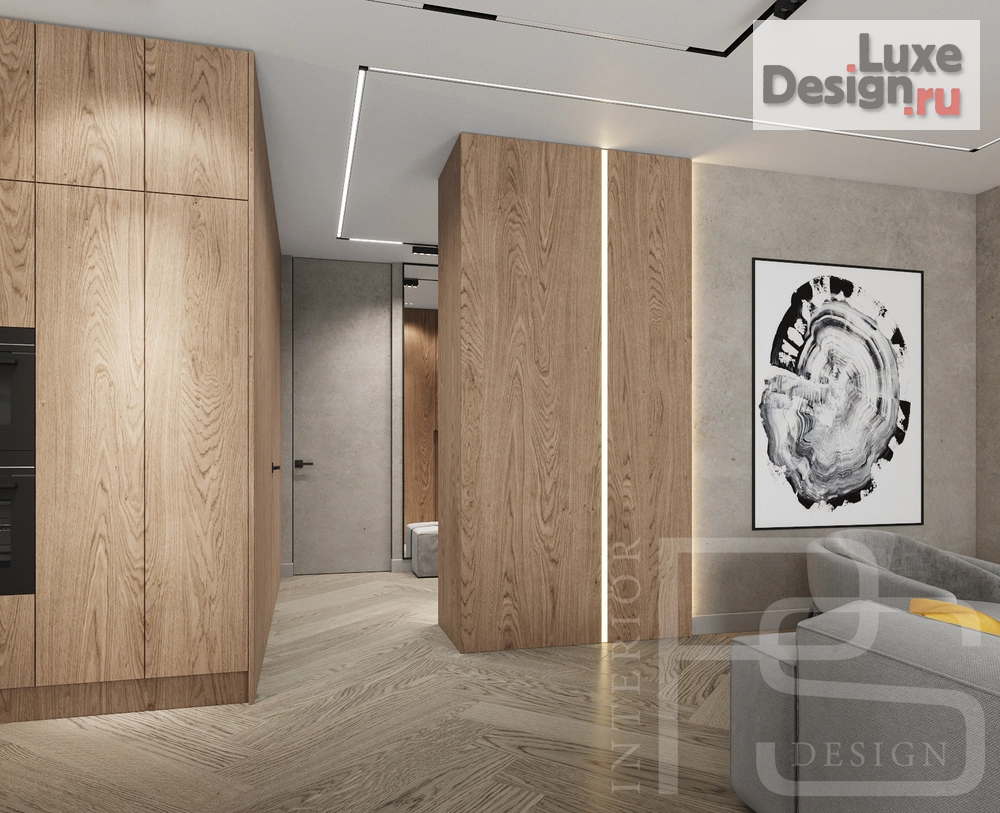 Дизайн интерьера двухкомнатной квартиры "Квартира в Санкт-Петербурге (ЖК Притяжение) " (фото 8)