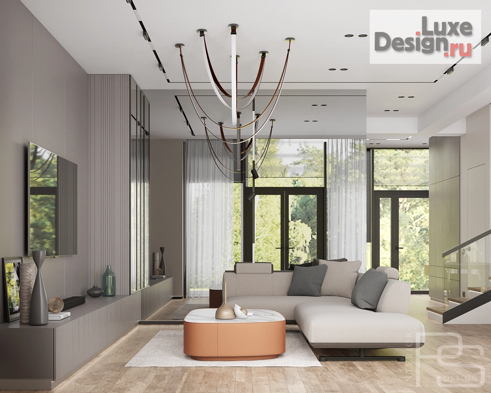 Дизайн интерьера таунхауса "Таунхаус (Москва)" (фото 3)