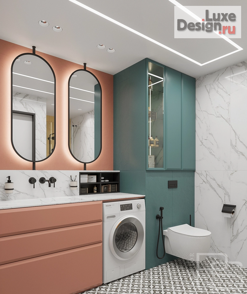 Дизайн интерьера трехкомнатной квартиры "Квартира в стиле джапанди" (фото 18)