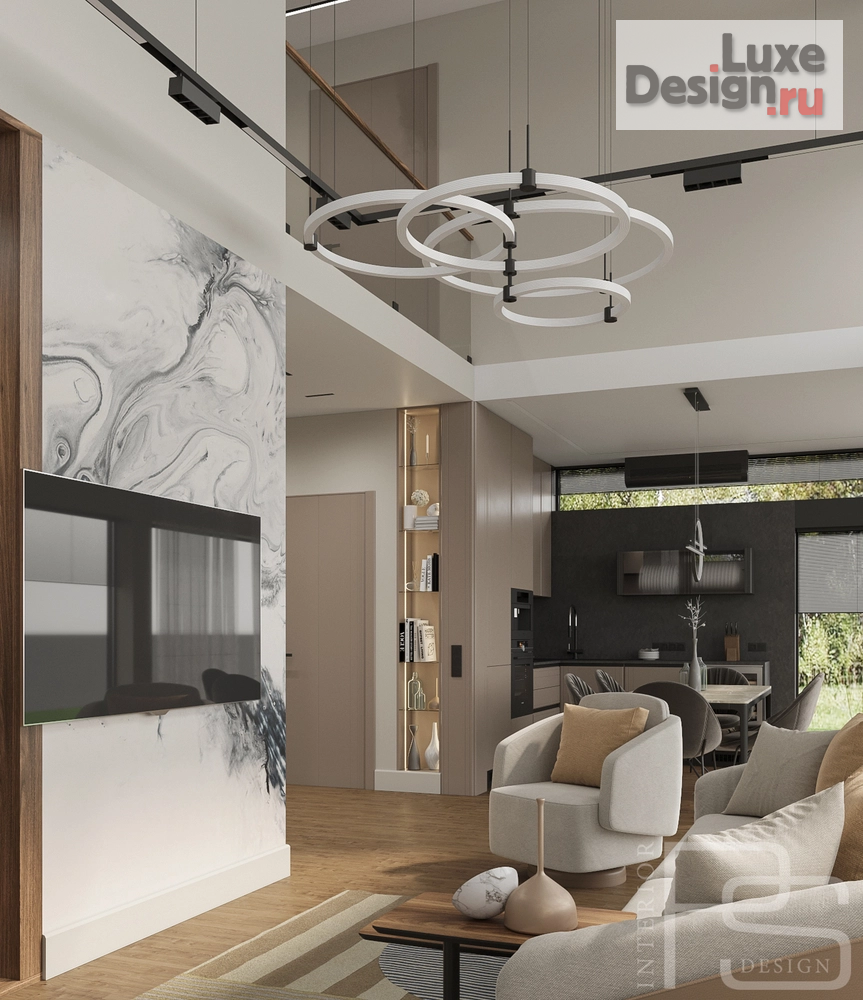 Дизайн интерьера коттеджа "Коттедж в Сочи " (фото 3)