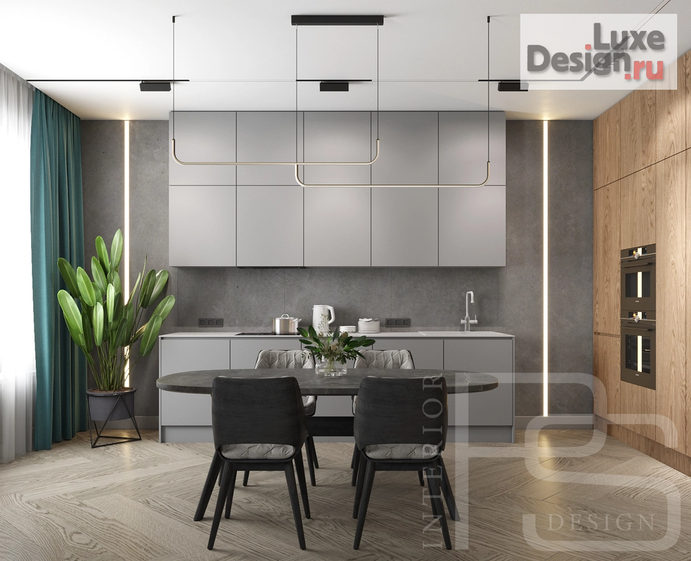 Дизайн интерьера двухкомнатной квартиры "Квартира в Санкт-Петербурге (ЖК Притяжение) " (фото 6)