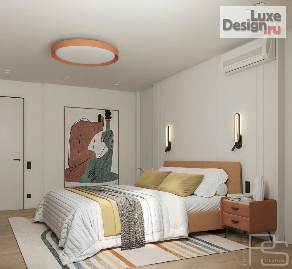 Дизайн интерьера трехкомнатной квартиры "Квартира в стиле джапанди" (фото 12)