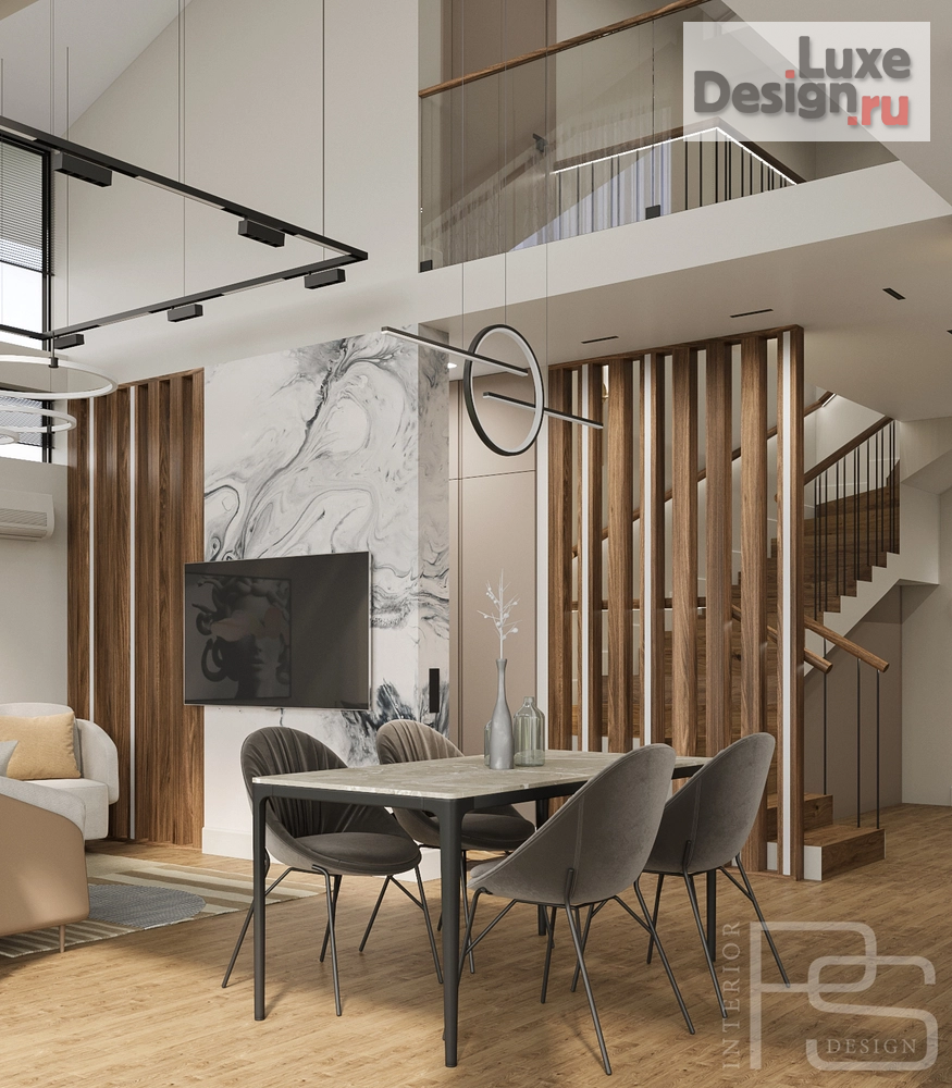 Дизайн интерьера коттеджа "Коттедж в Сочи " (фото 2)