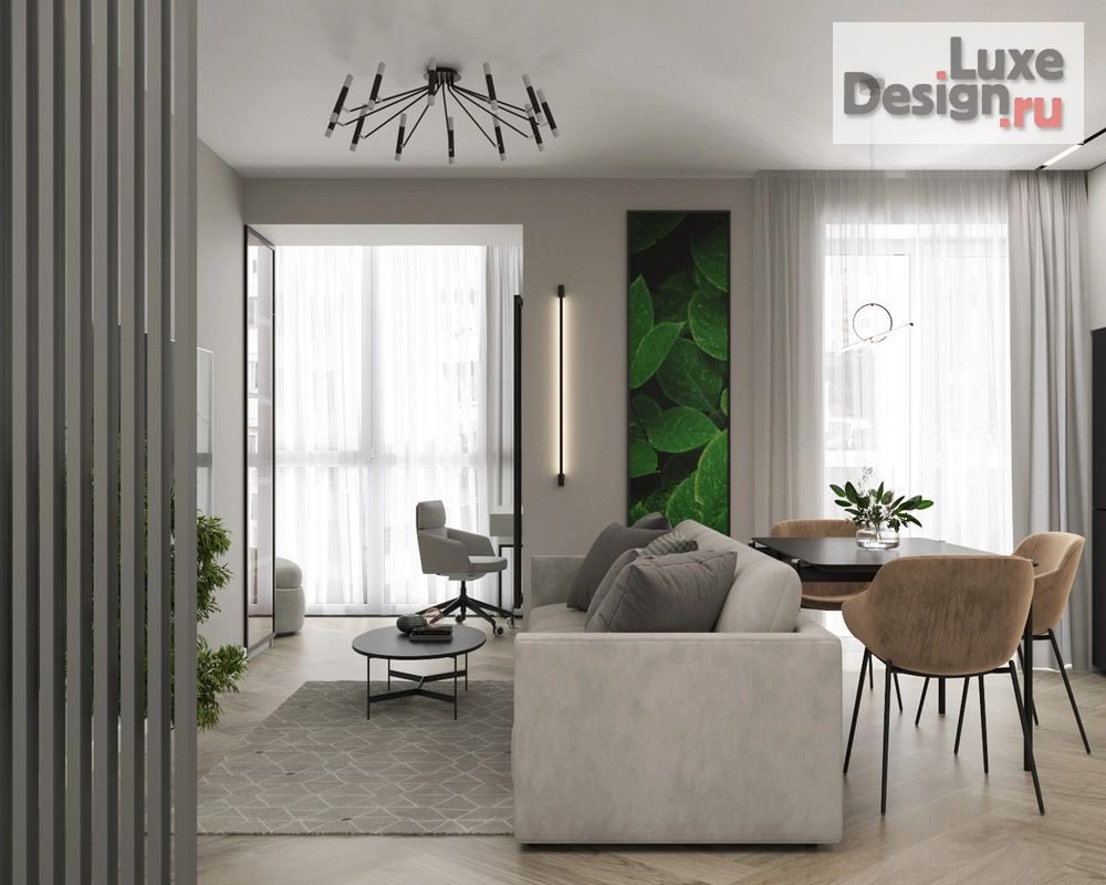 Дизайн интерьера двухкомнатной квартиры "Квартира в современном стиле " (фото 3)