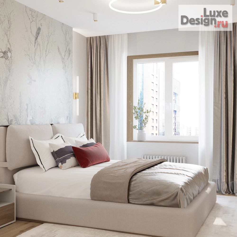 Дизайн интерьера двухкомнатной квартиры "Дизайн Квартиры в ЖК Scandis Ozero для молодой девушки" (фото 15)