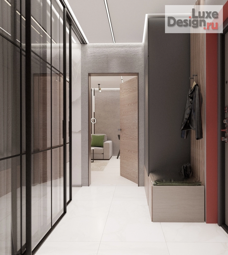 Дизайн интерьера двухкомнатной квартиры "Небольшая уютная квартира расположенная в живописном месте нашего города, с видом на сосны и горы " (фото 11)