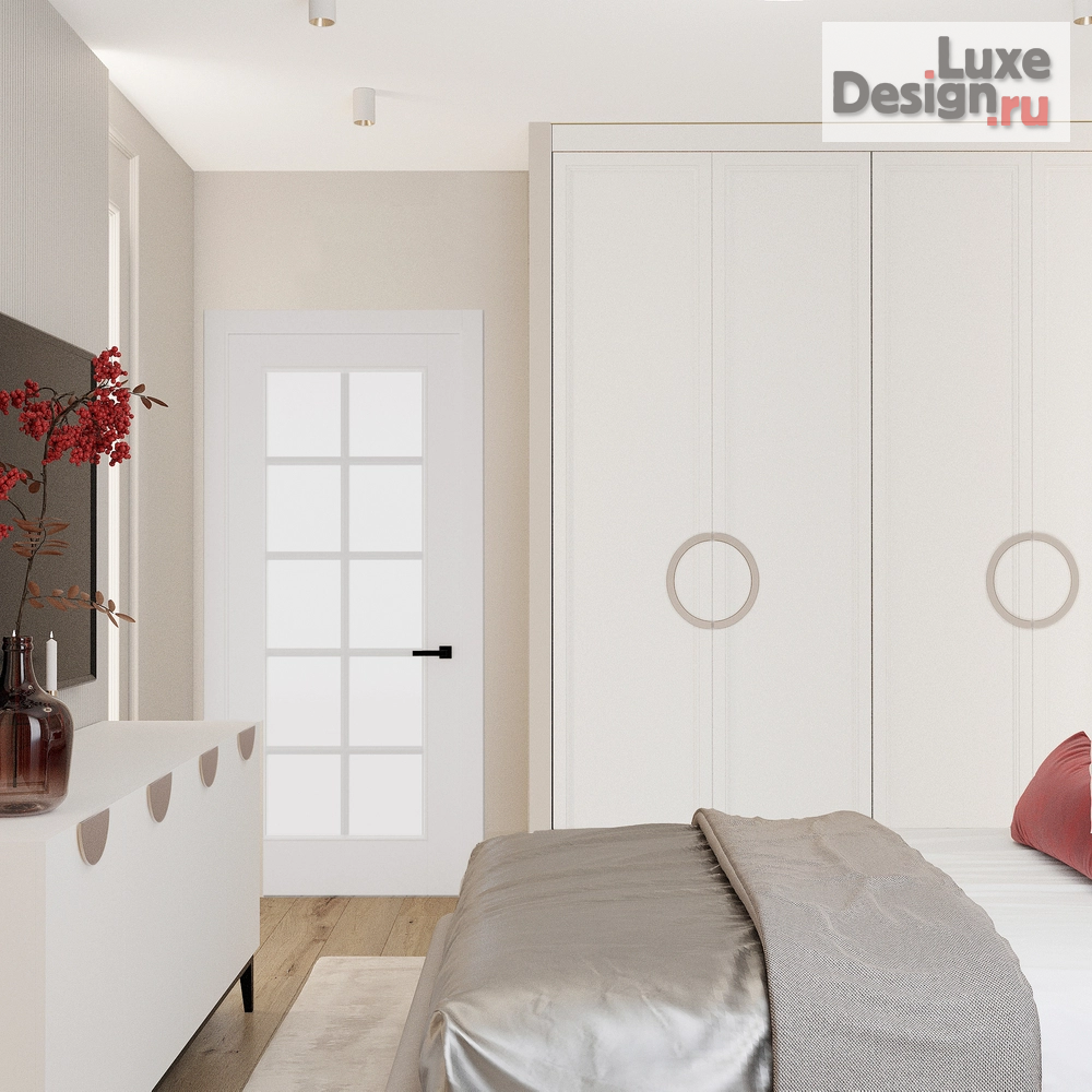 Дизайн интерьера двухкомнатной квартиры "Дизайн Квартиры в ЖК Scandis Ozero для молодой девушки" (фото 17)