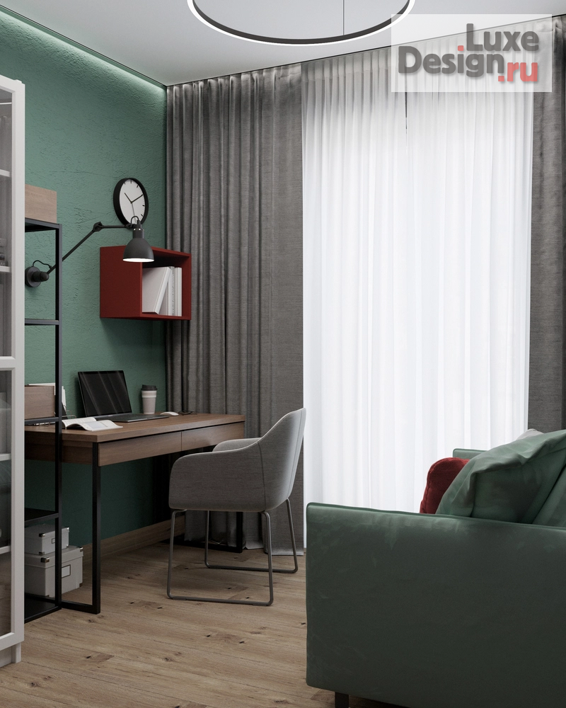 Дизайн интерьера трехкомнатной квартиры "ЖК на ул.Спандаряна" (фото 10)