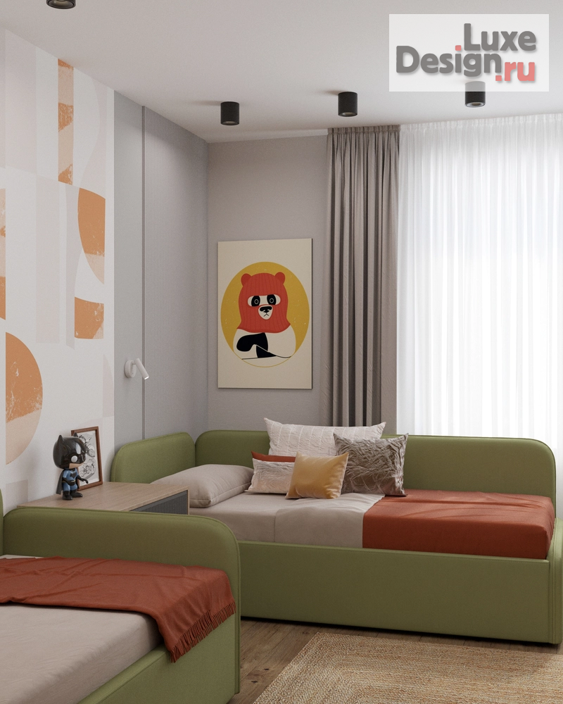 Дизайн интерьера трехкомнатной квартиры "ЖК на ул.Спандаряна" (фото 13)